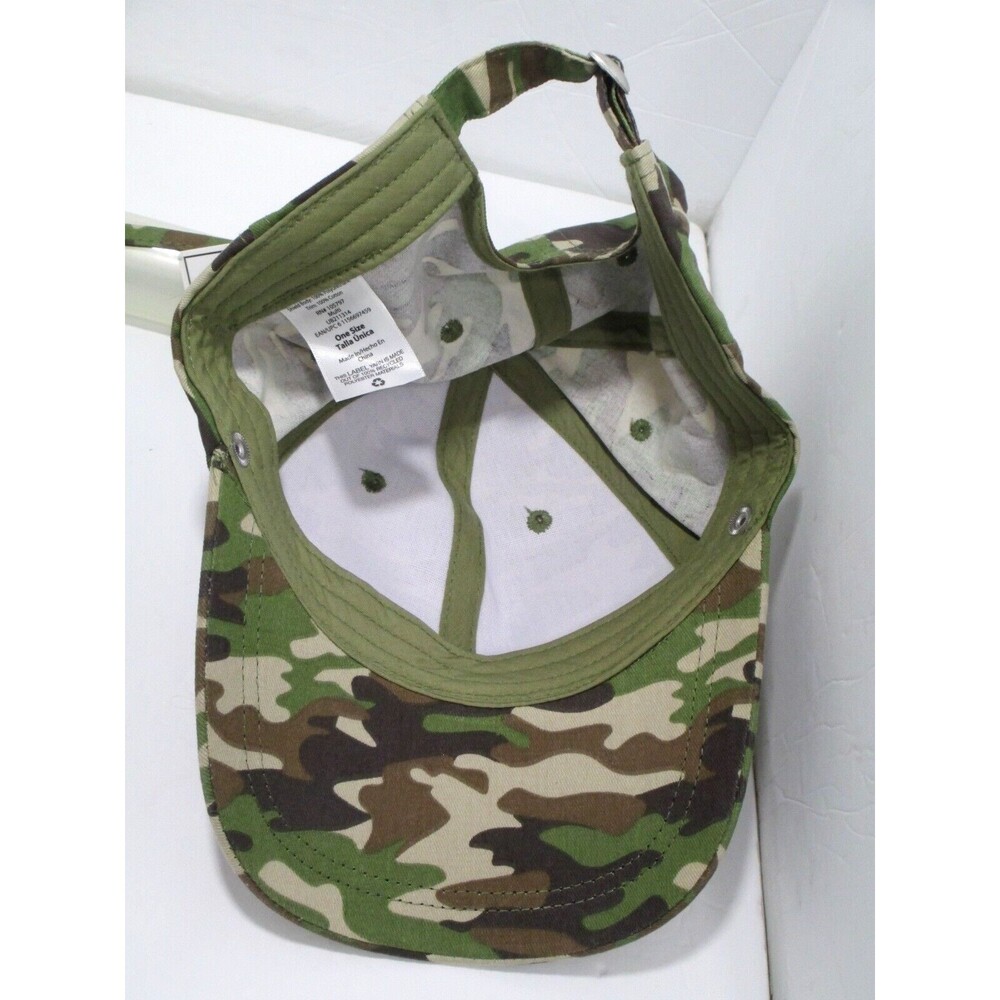 NWT Camo Baseball Cap with Clear Removable Face Shield - Picture 6 of 9